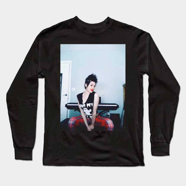 Old Scratch III Long Sleeve T-Shirt by britneyrae